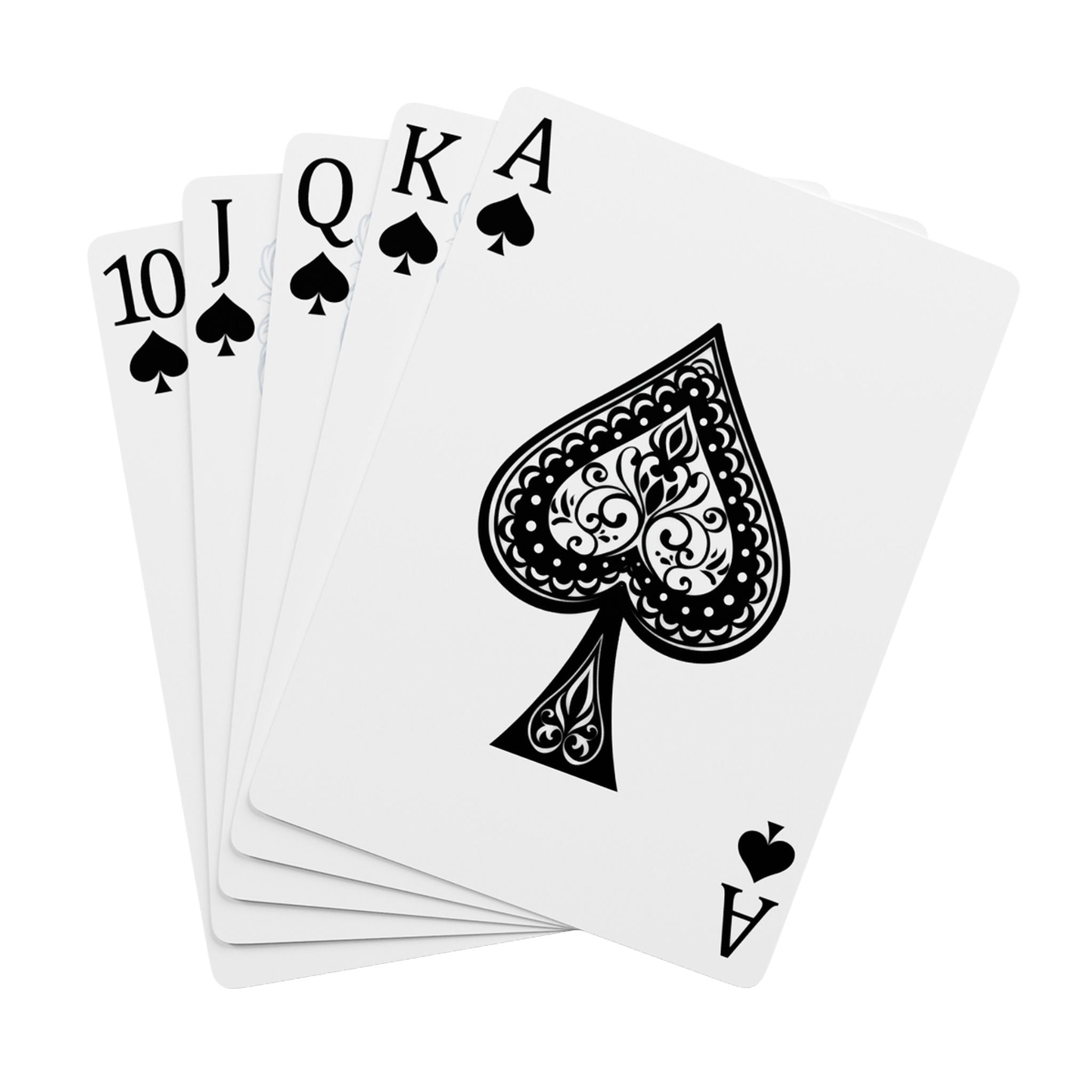 MFACE™ Poker Playing Cards BLACK