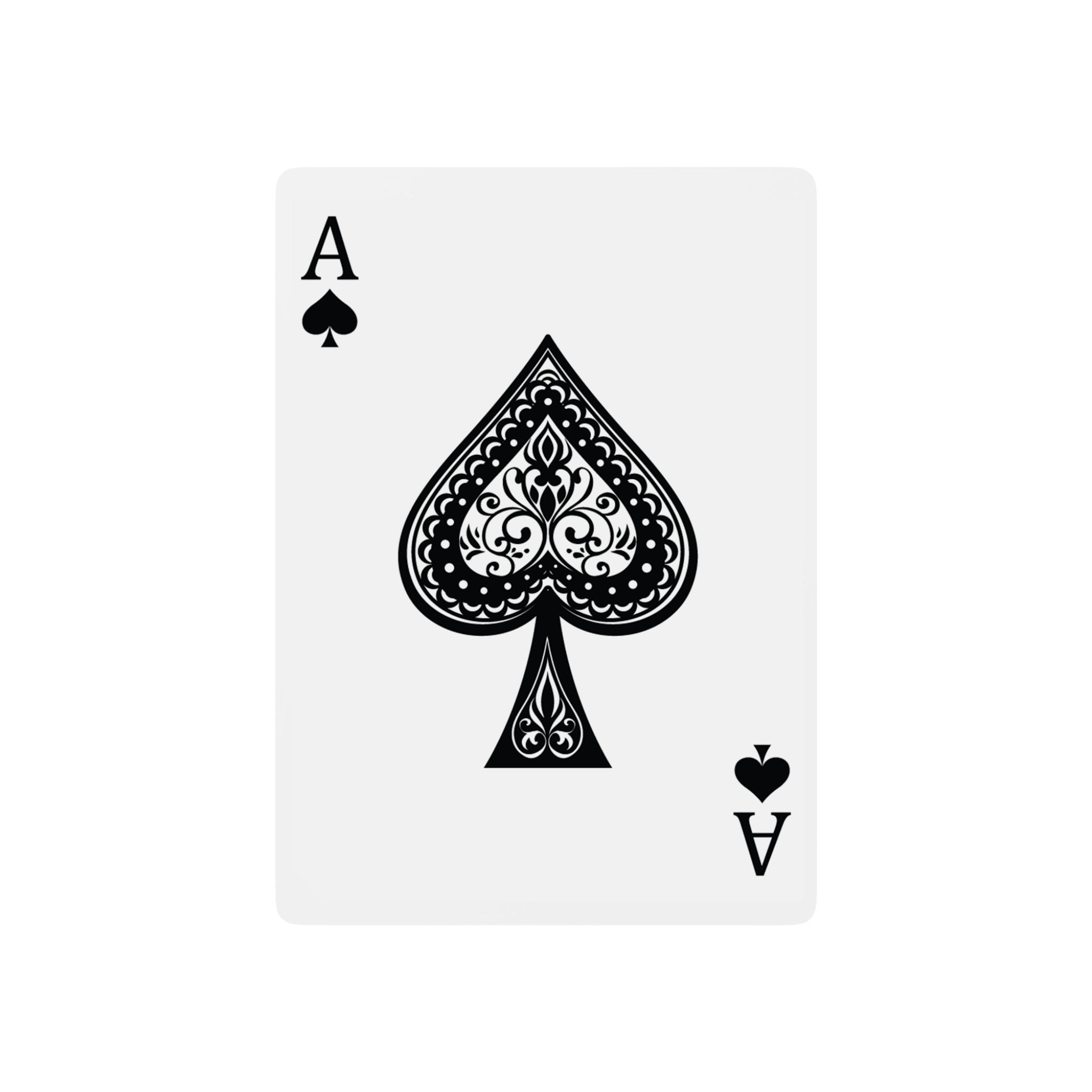 MFACE™ Poker Playing Cards BLACK