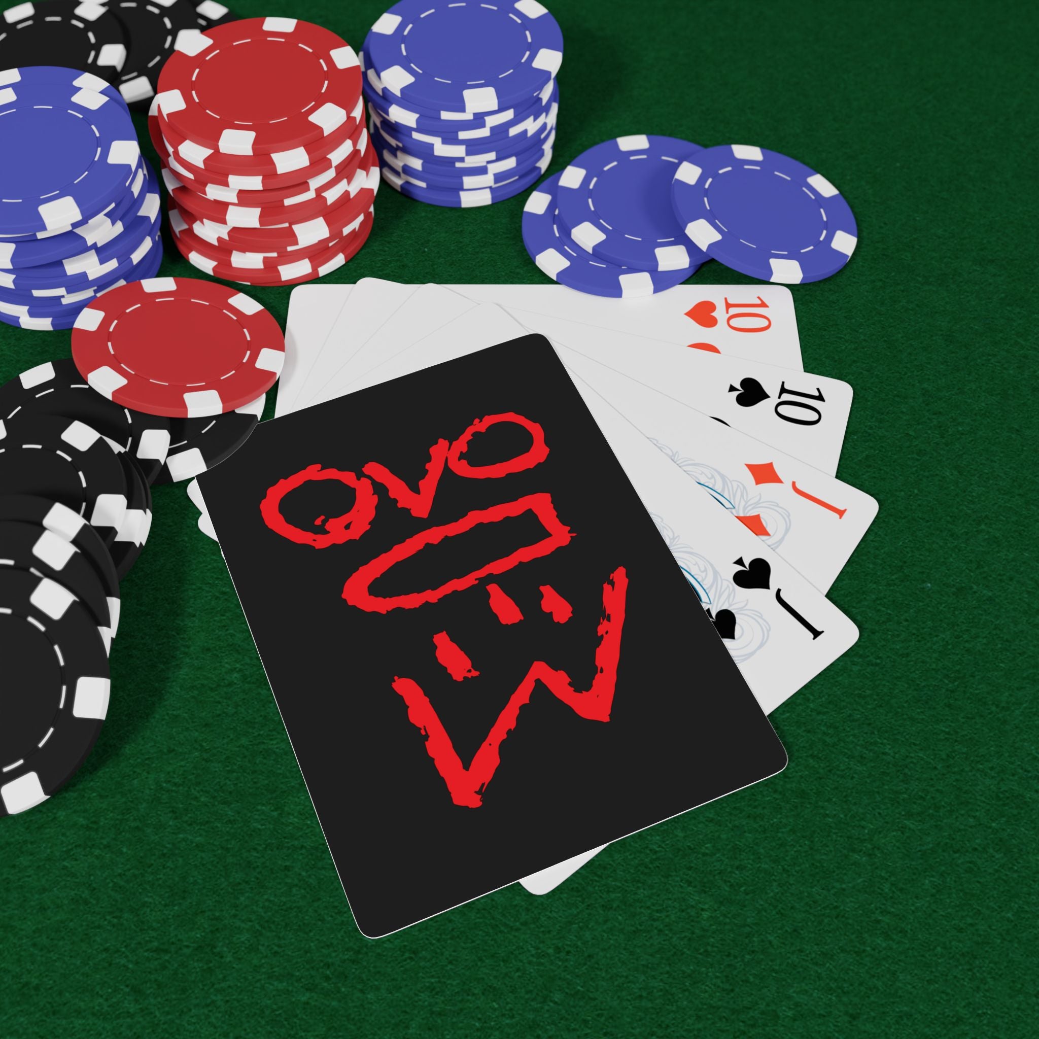 MFACE™ Poker Playing Cards BLACK