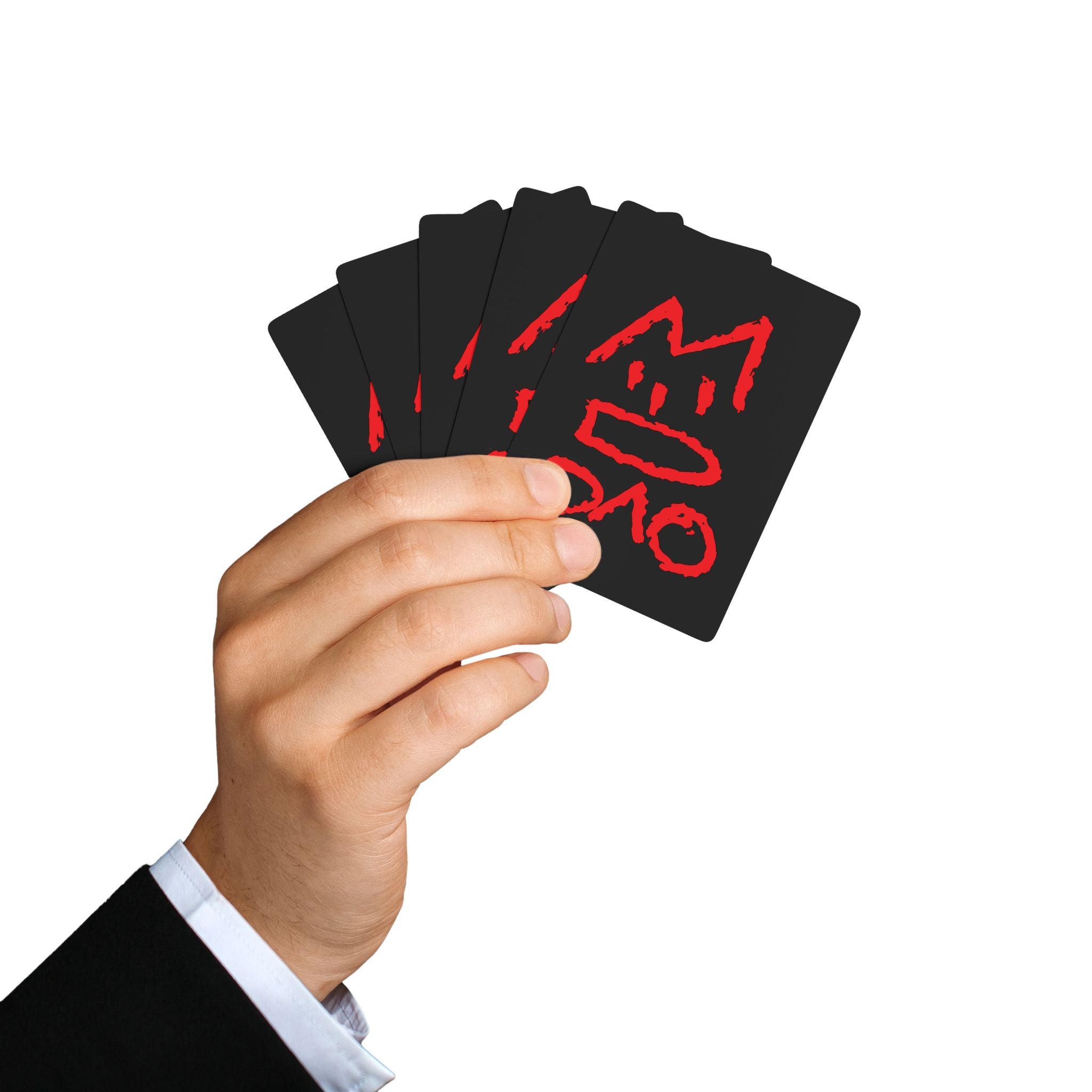 MFACE™ Poker Playing Cards BLACK