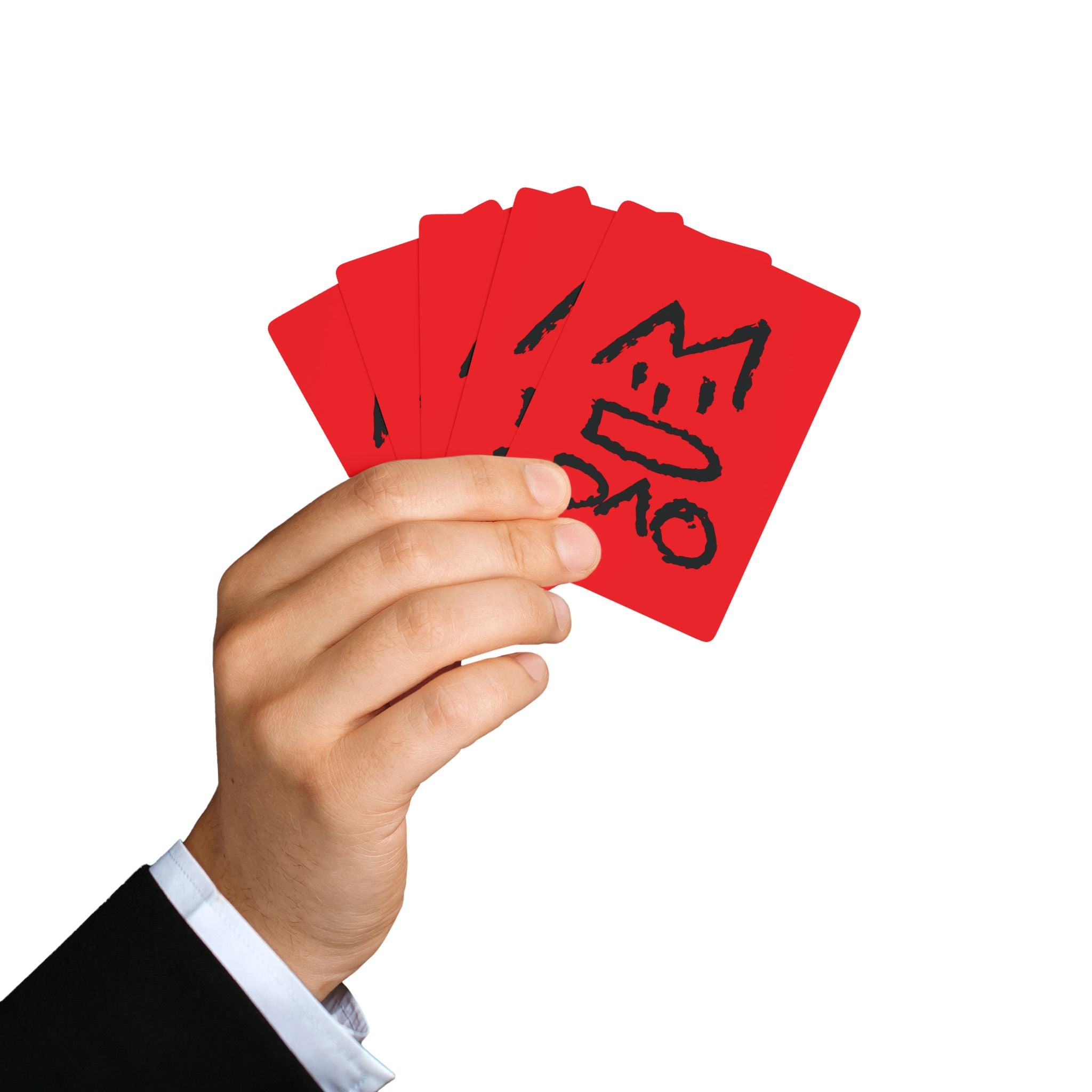 MFACE™ Poker Playing Cards Set RED