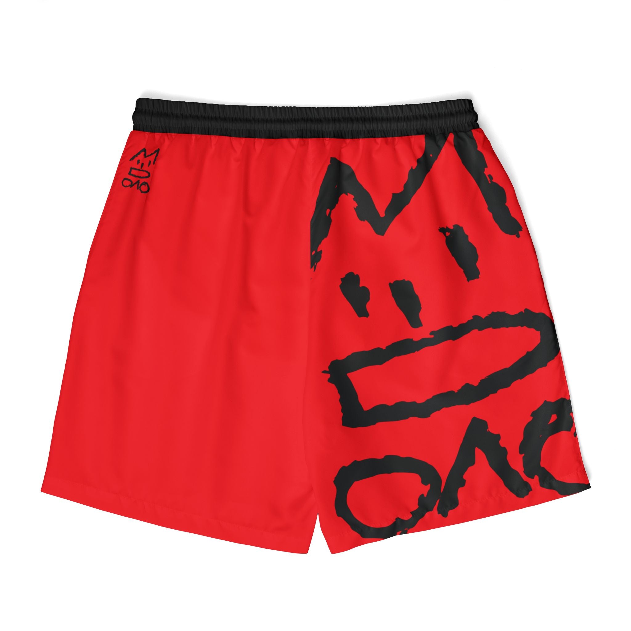 MFACE™ RED UNISEX SWIM SHORTS